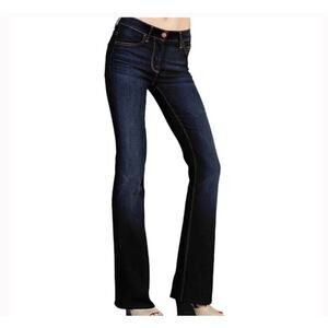 7FAMK‎ sz 26 Seven For All Mankind Classic Dark Wash Stretch Bootcut 26X31